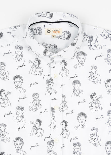 CAMISA ESTAMPADA ELASTÁN FRIDA