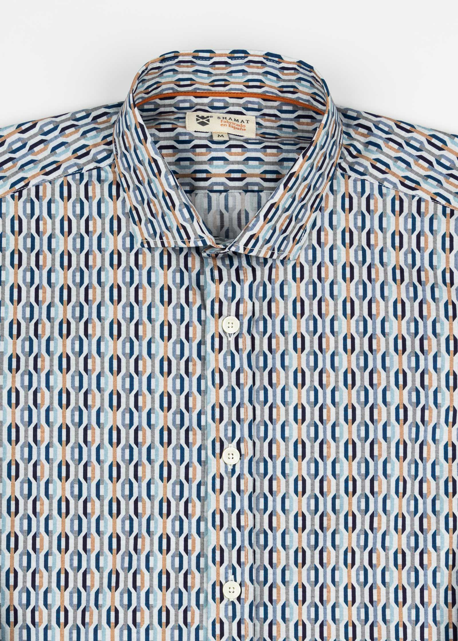 CAMISA ESTAMPADA ELASTÁN CHAIN