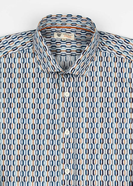 CAMISA ESTAMPADA ELASTÁN CHAIN