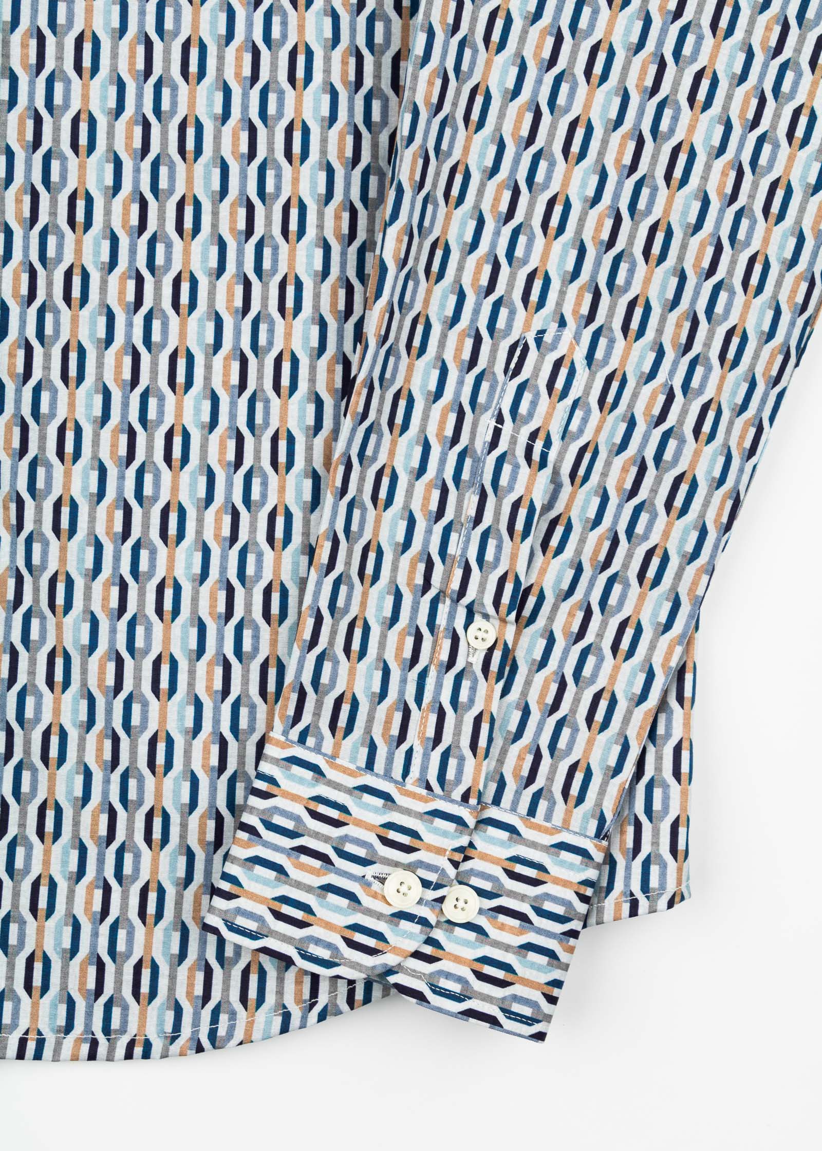 CAMISA ESTAMPADA ELASTÁN CHAIN