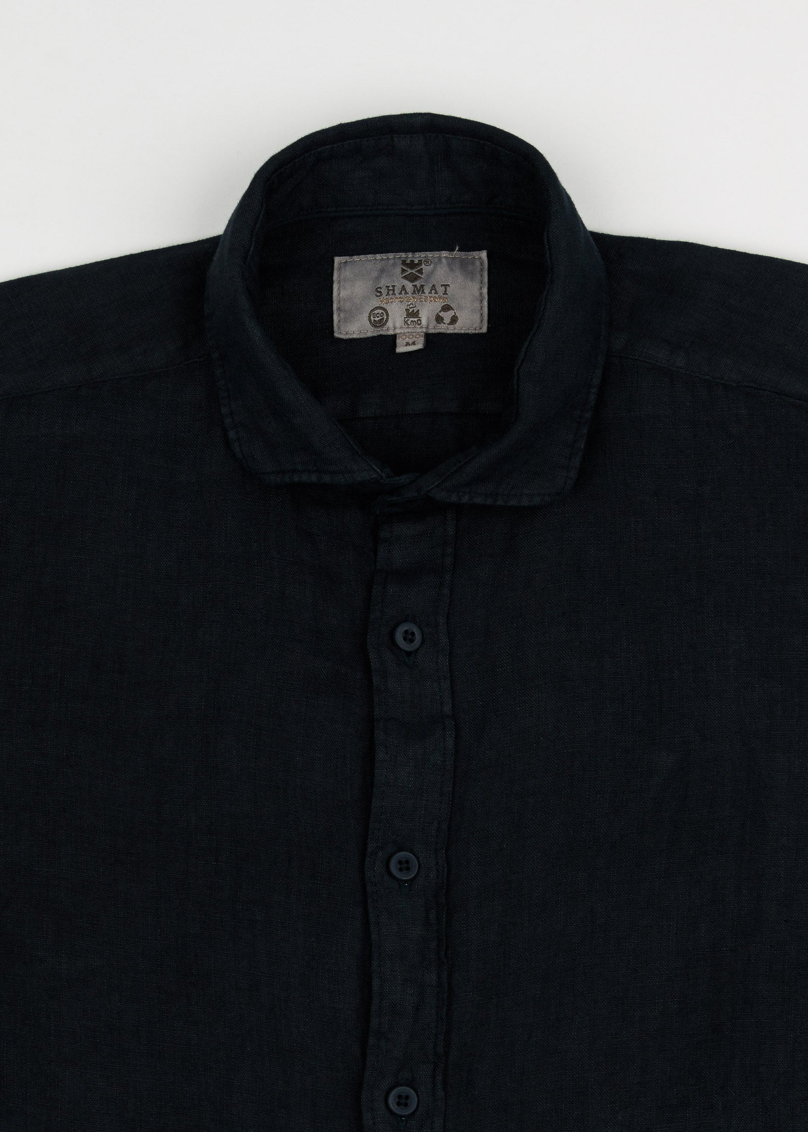 CAMISA DE LINO CUELLO ITALIANO