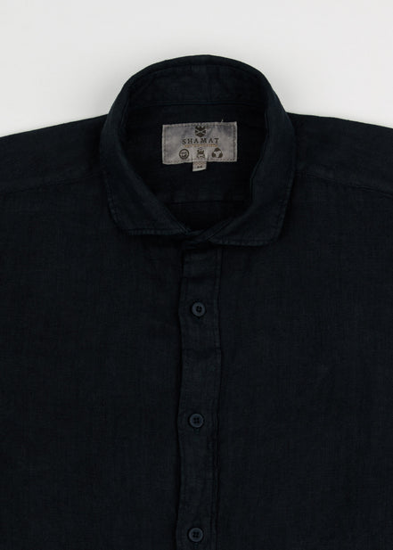 CAMISA DE LINO CUELLO ITALIANO