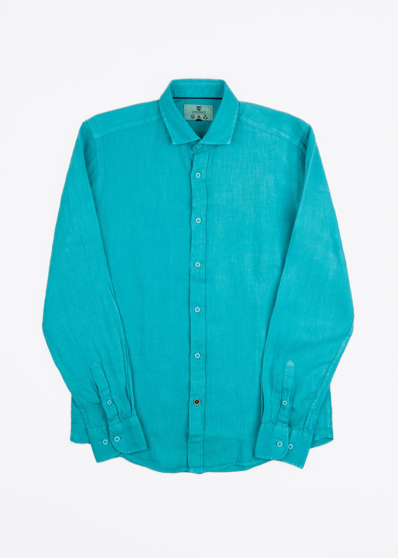 CAMISA DE LINO CUELLO ITALIANO