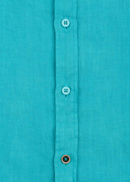 CAMISA DE LINO CUELLO ITALIANO