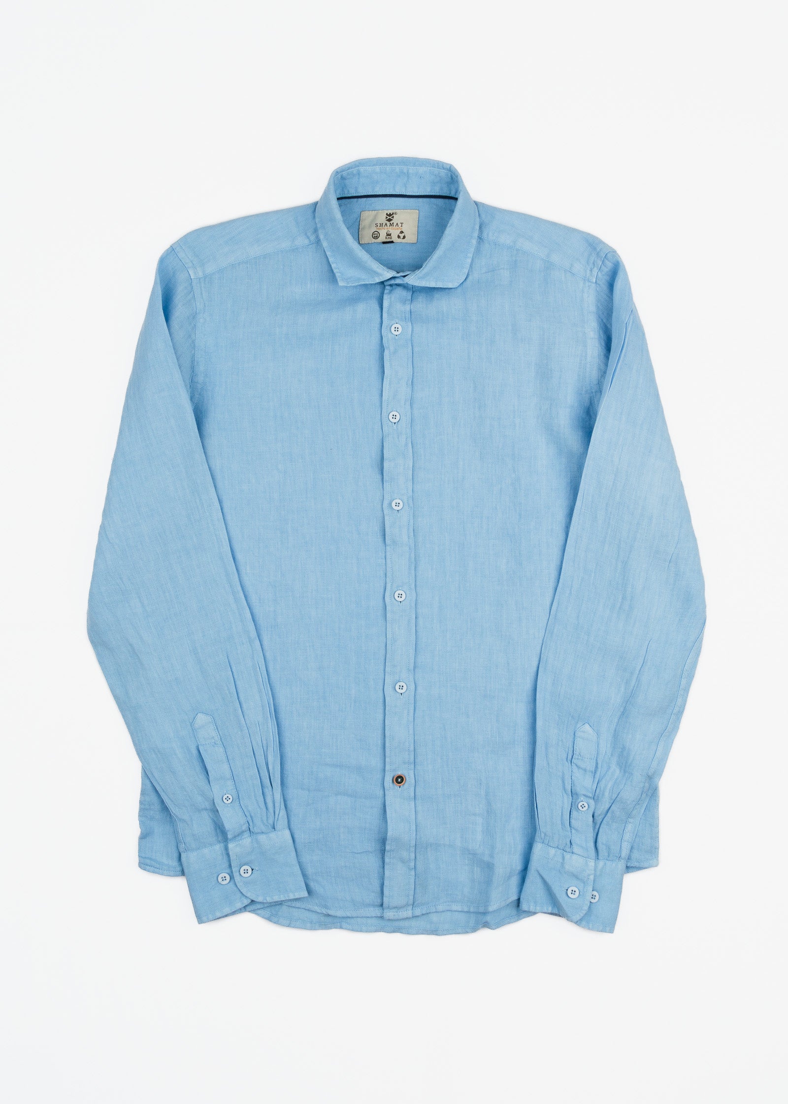 CAMISA DE LINO CUELLO ITALIANO