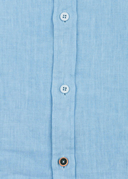 CAMISA DE LINO CUELLO ITALIANO