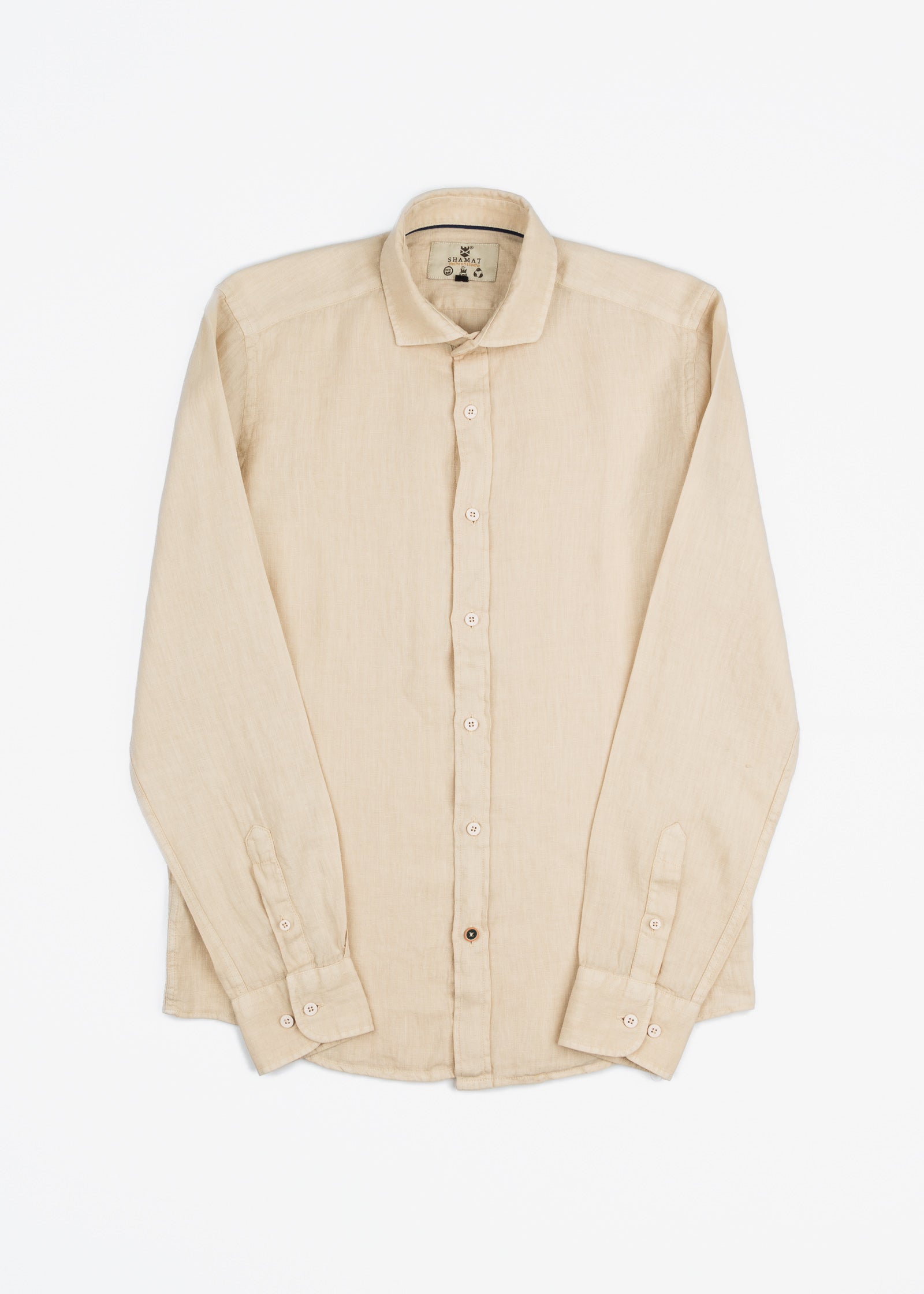CAMISA DE LINO CUELLO ITALIANO