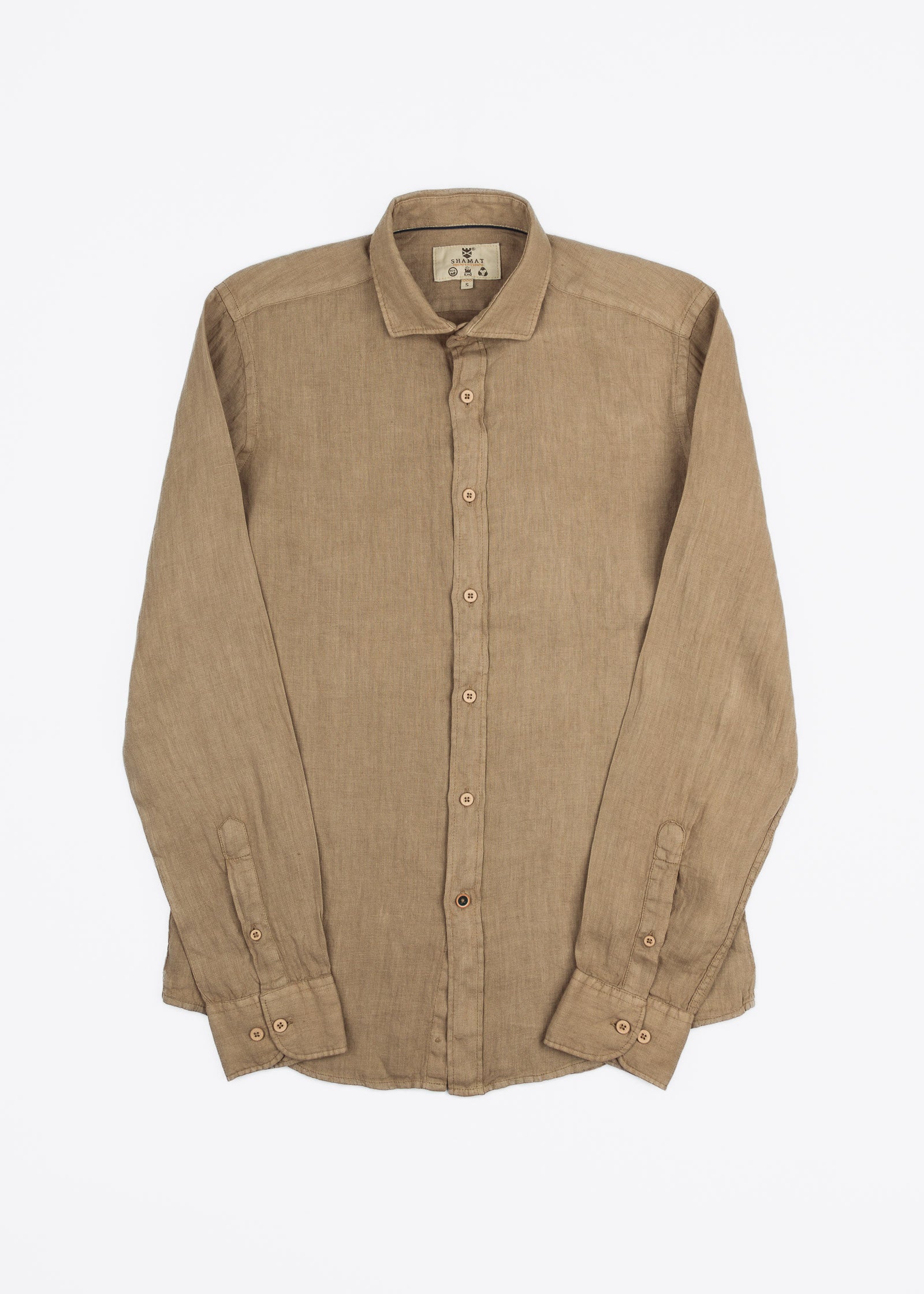 CAMISA DE LINO CUELLO ITALIANO