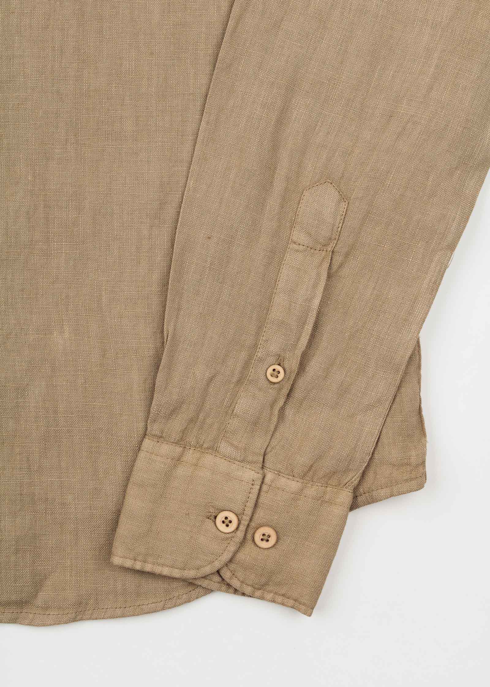 CAMISA DE LINO CUELLO ITALIANO