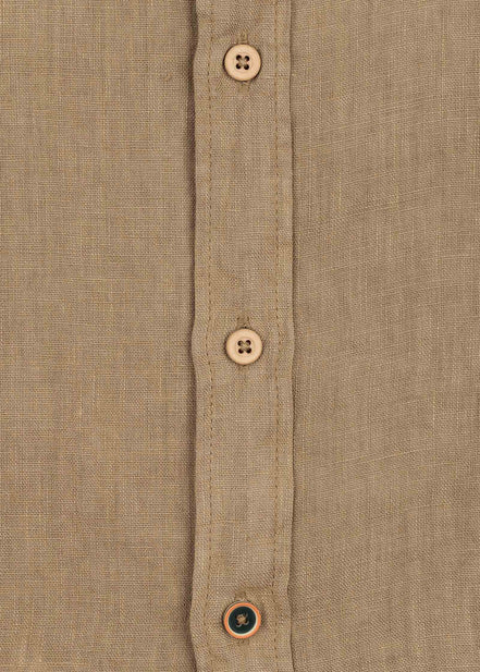CAMISA DE LINO CUELLO ITALIANO