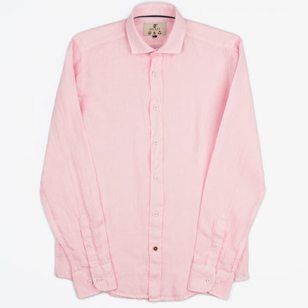 CAMISA DE LINO CUELLO ITALIANO