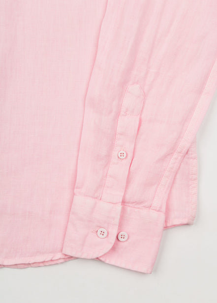 CAMISA DE LINO CUELLO ITALIANO