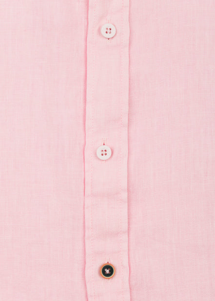 CAMISA DE LINO CUELLO ITALIANO
