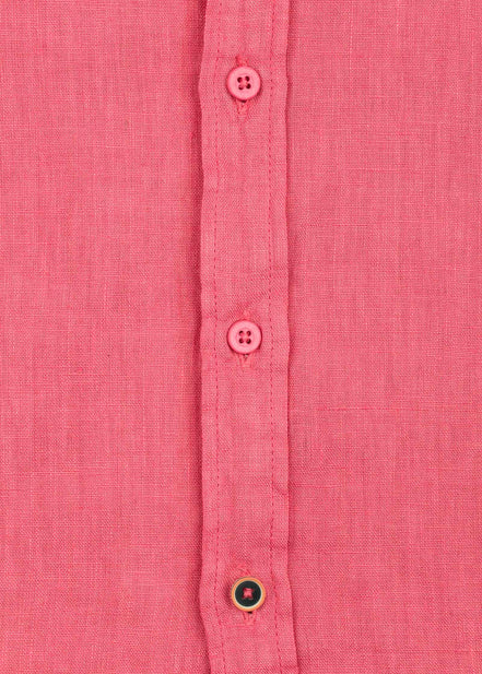 CAMISA DE LINO CUELLO ITALIANO