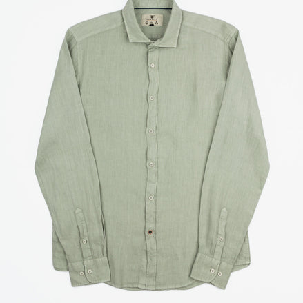 CAMISA DE LINO CUELLO ITALIANO