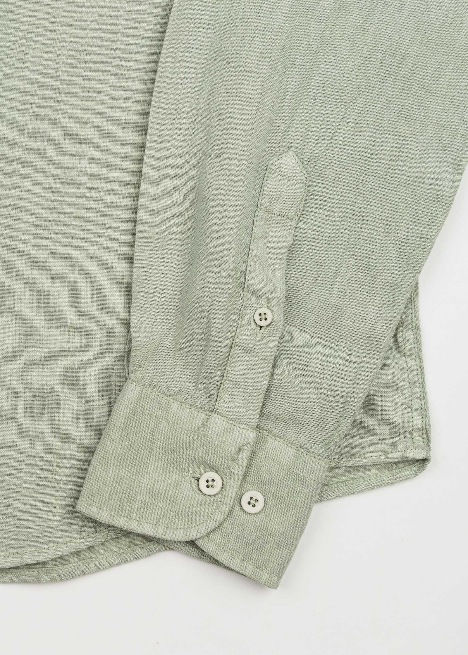 CAMISA DE LINO CUELLO ITALIANO