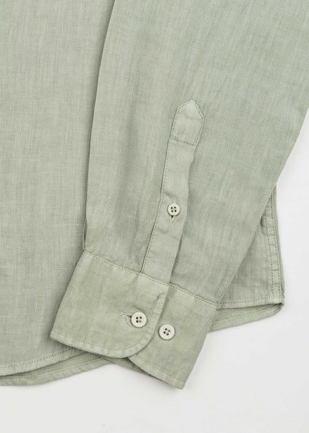 CAMISA DE LINO CUELLO ITALIANO