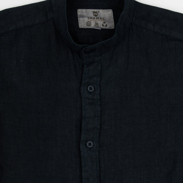 CAMISA DE LINO CUELLO MAO