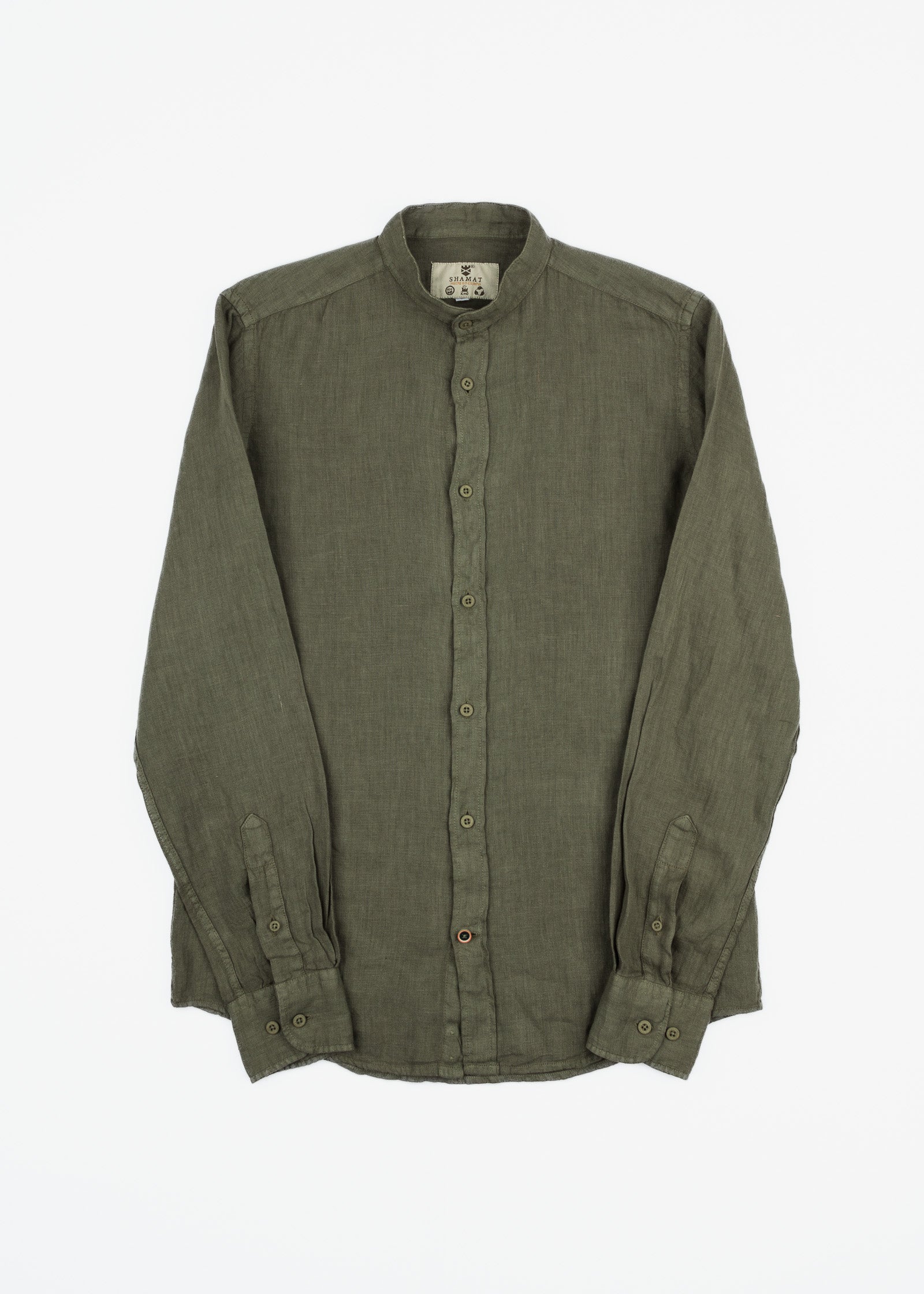 CAMISA DE LINO CUELLO MAO