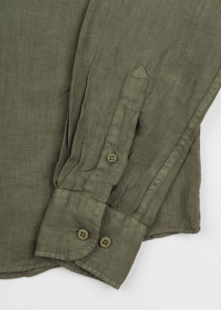 CAMISA DE LINO CUELLO MAO