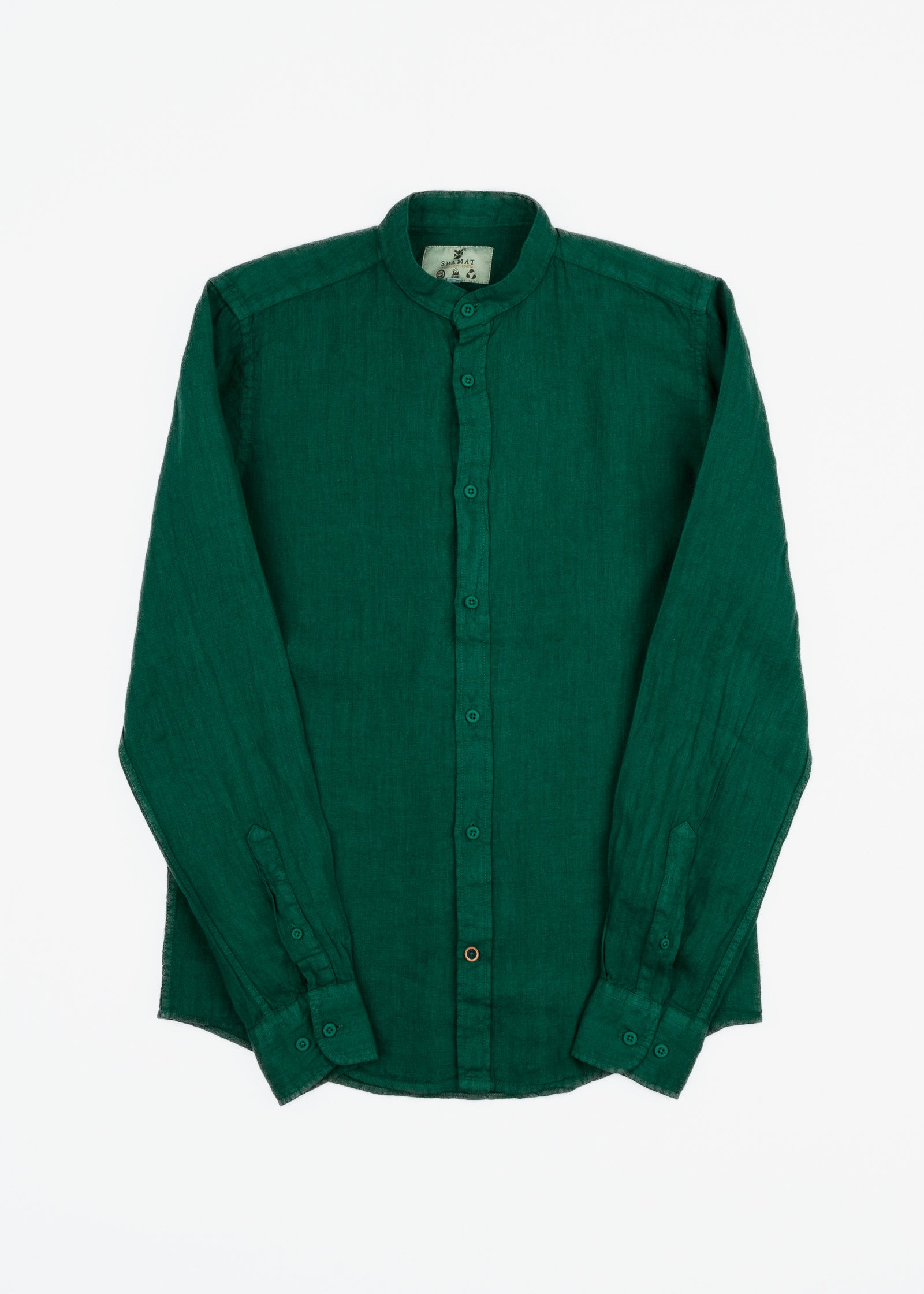 CAMISA DE LINO CUELLO MAO