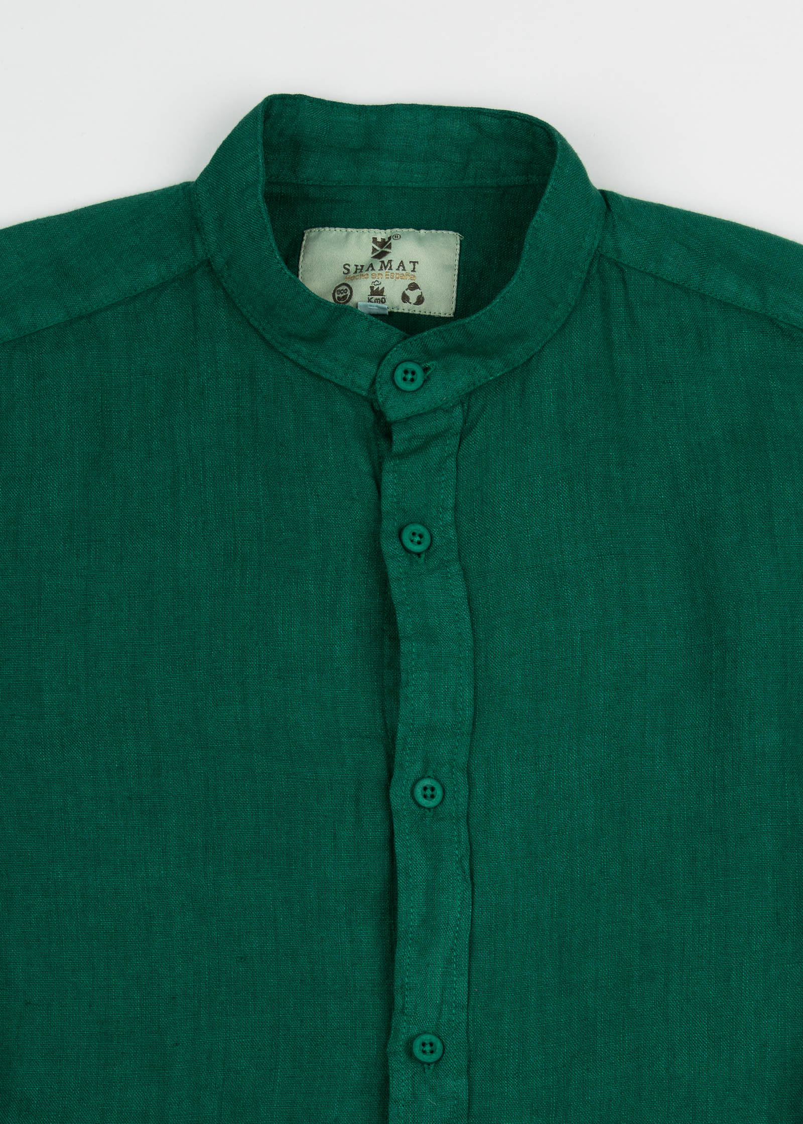CAMISA DE LINO CUELLO MAO