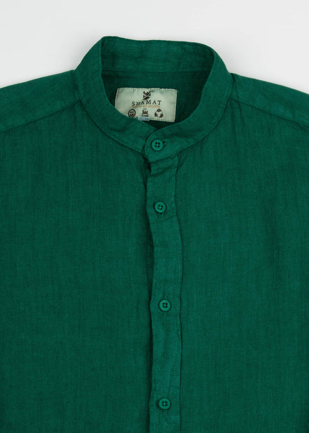 CAMISA DE LINO CUELLO MAO