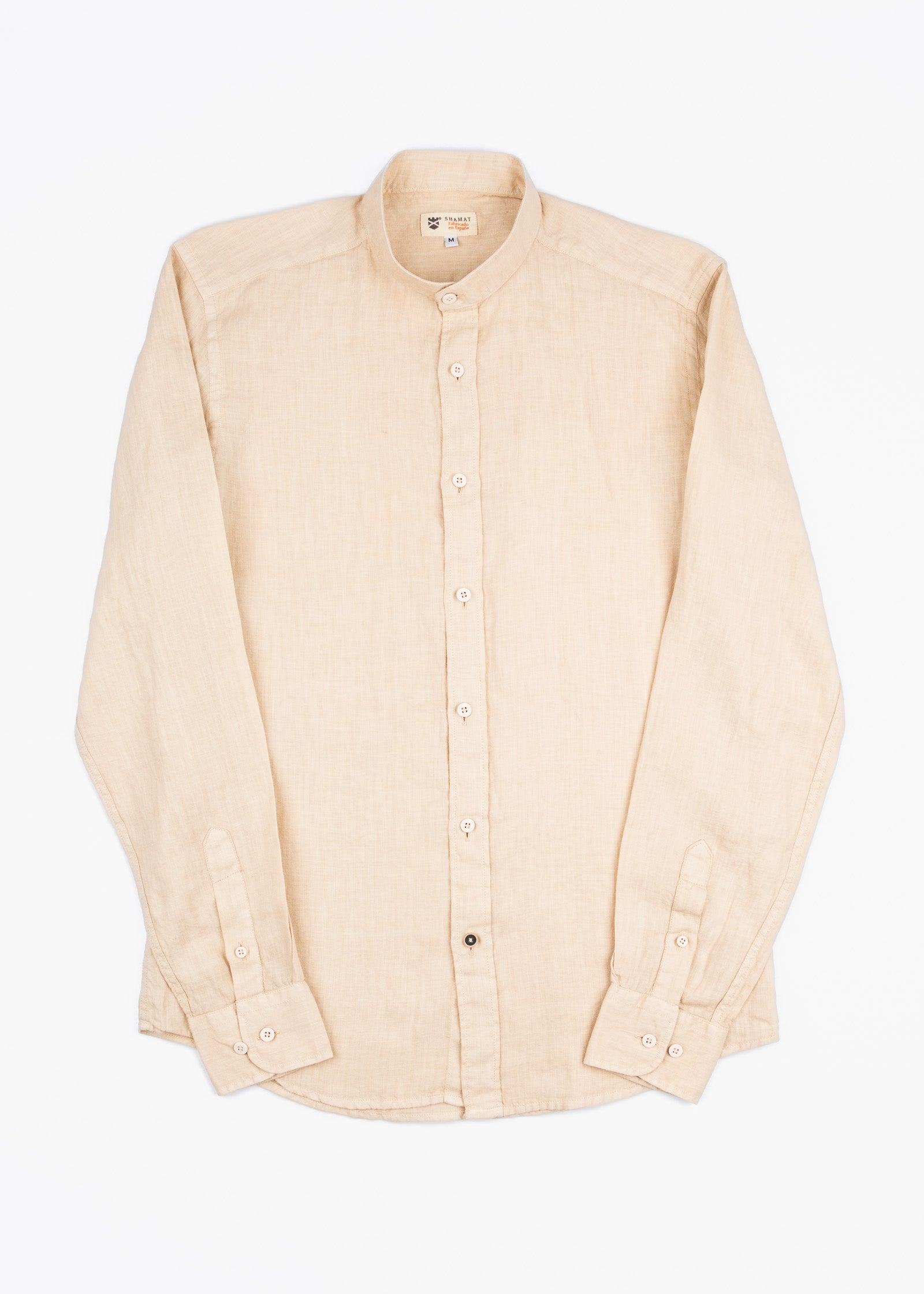 CAMISA DE LINO CUELLO MAO
