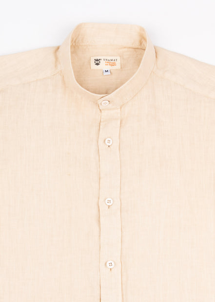 CAMISA DE LINO CUELLO MAO