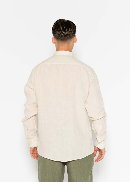 CAMISA DE LINO CUELLO MAO