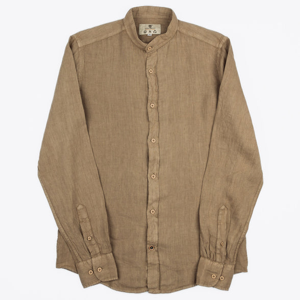 CAMISA DE LINO CUELLO MAO