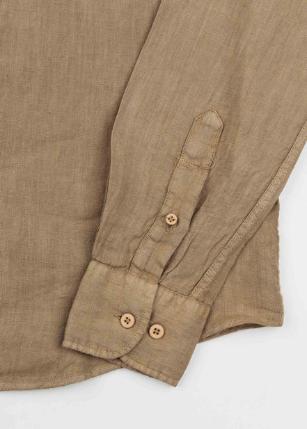 CAMISA DE LINO CUELLO MAO