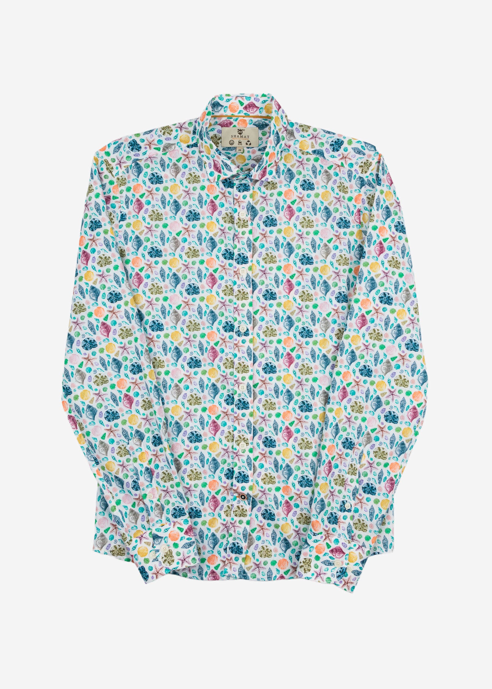 CAMISA M/L ESTAMPADA VOILÈ SEASHELL