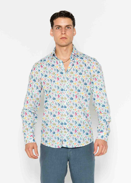 CAMISA M/L ESTAMPADA VOILÈ SEASHELL