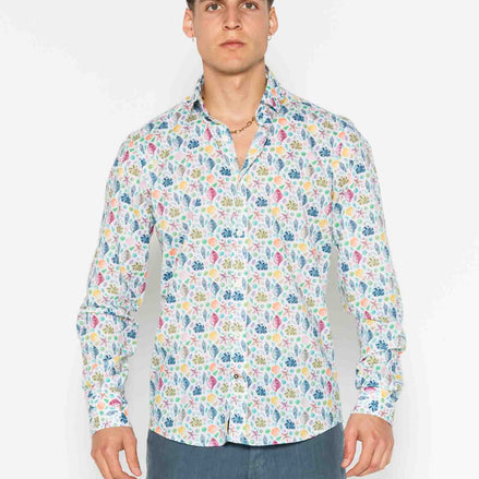 CAMISOLA ESTAMPADA SEASHELL VOILÈ M/G