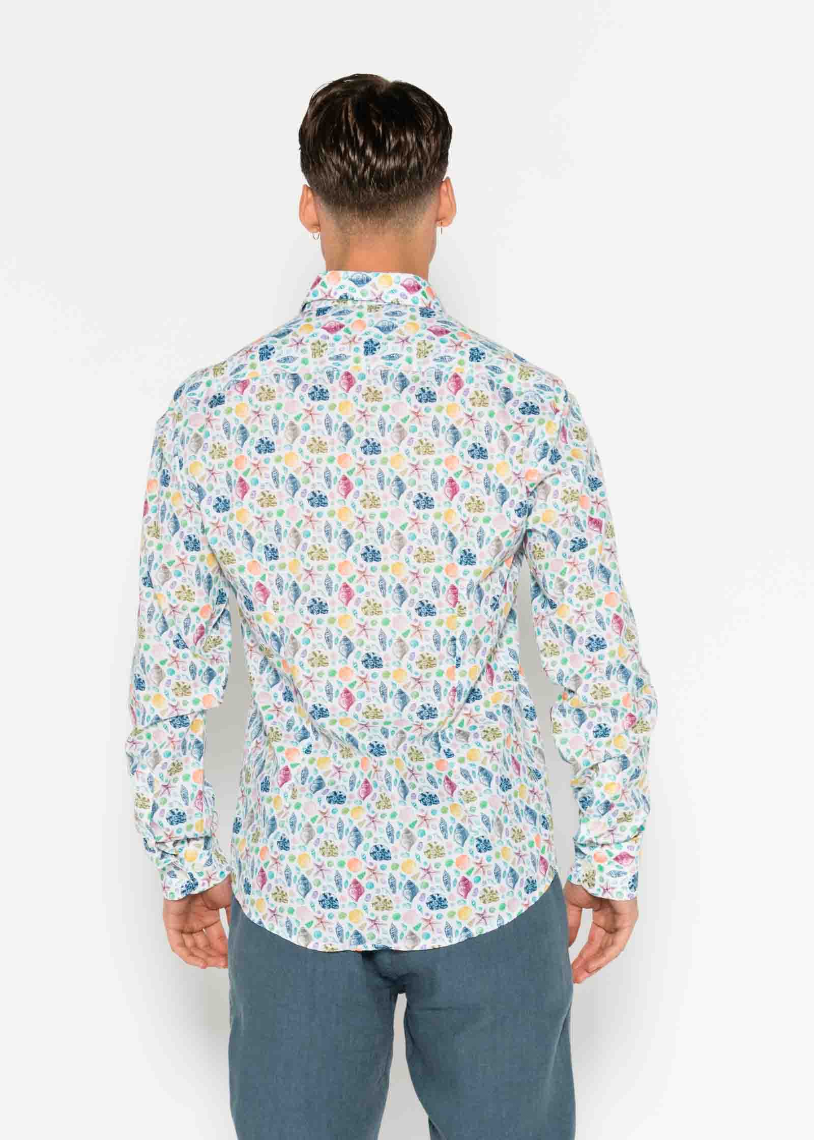 CAMISA M/L ESTAMPADA VOILÈ SEASHELL