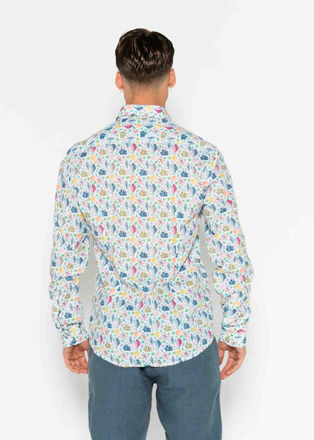 CAMISA M/L ESTAMPADA VOILÈ SEASHELL