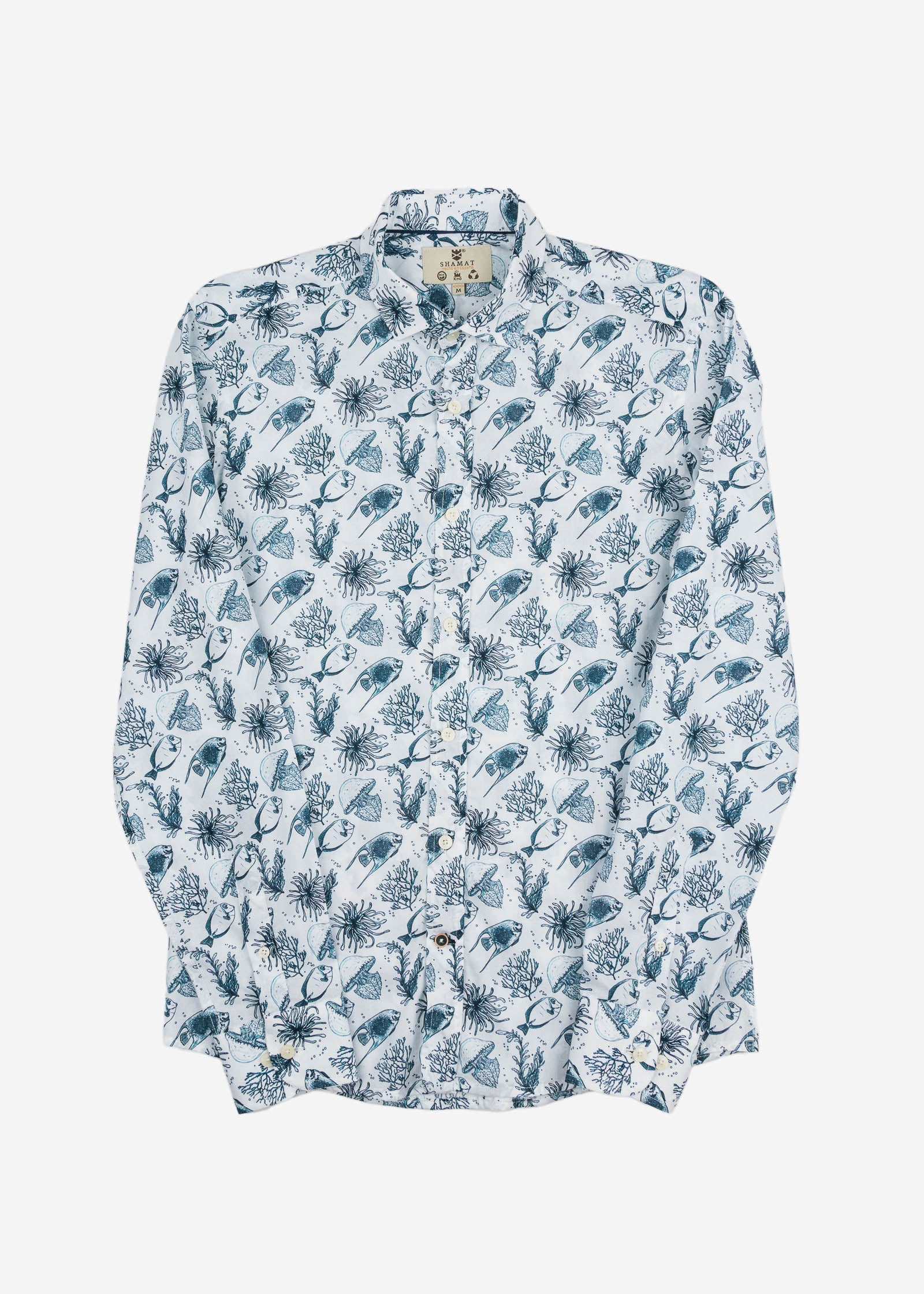 CAMISA M/L ESTAMPADA VOILÈ OCEAN