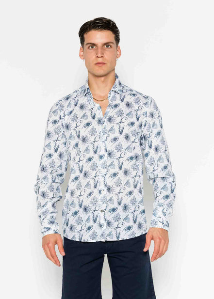 CAMISA M/L ESTAMPADA VOILÈ OCEAN