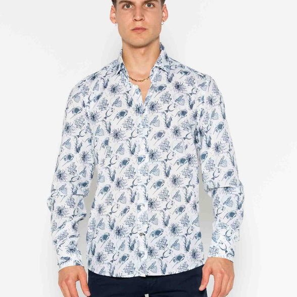 CAMISA M/L ESTAMPADA VOILÈ OCEAN