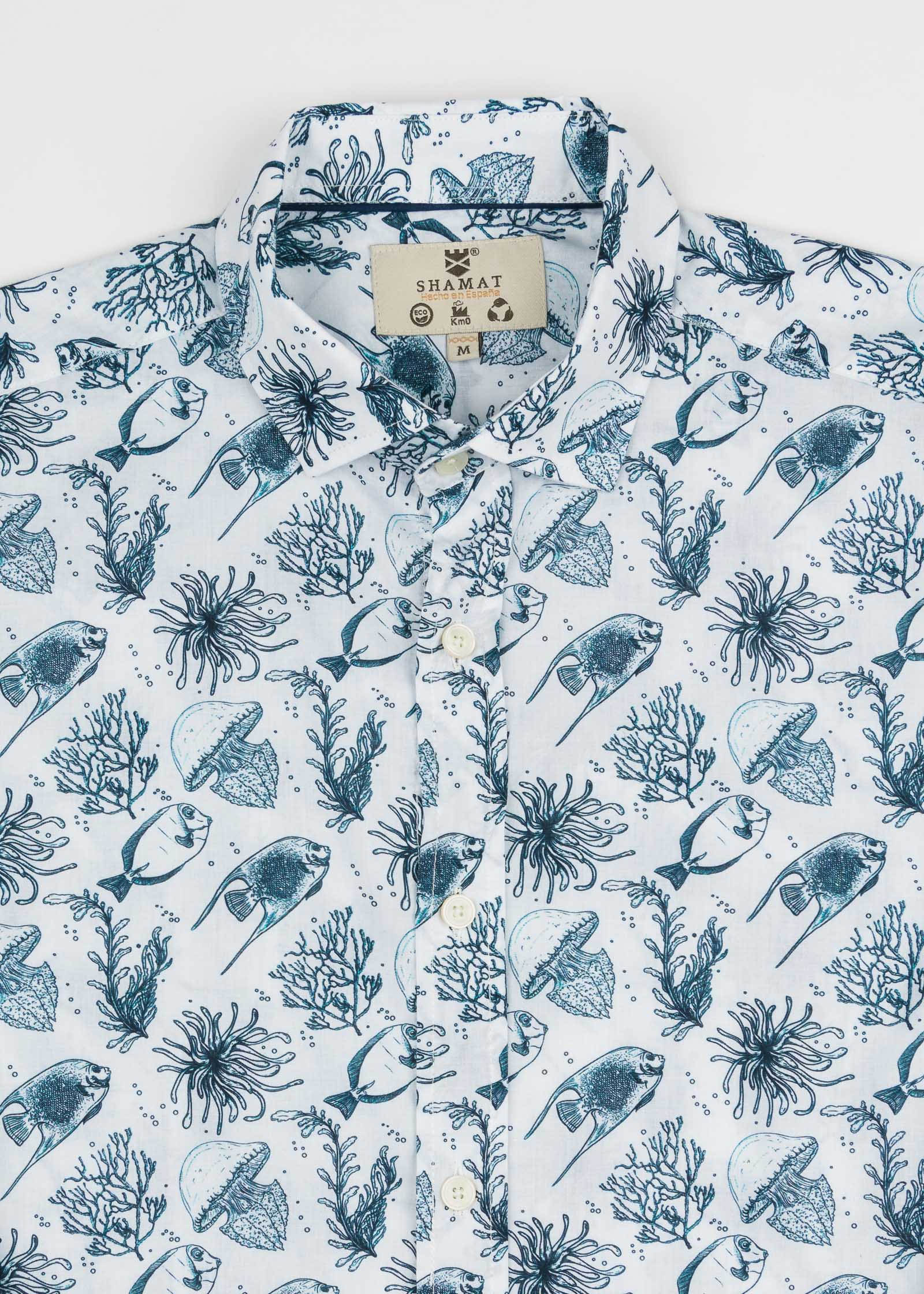 CAMISA M/L ESTAMPADA VOILÈ OCEAN