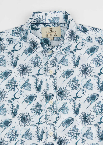 CAMISA M/L ESTAMPADA VOILÈ OCEAN