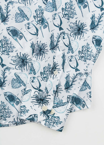 CAMISA M/L ESTAMPADA VOILÈ OCEAN