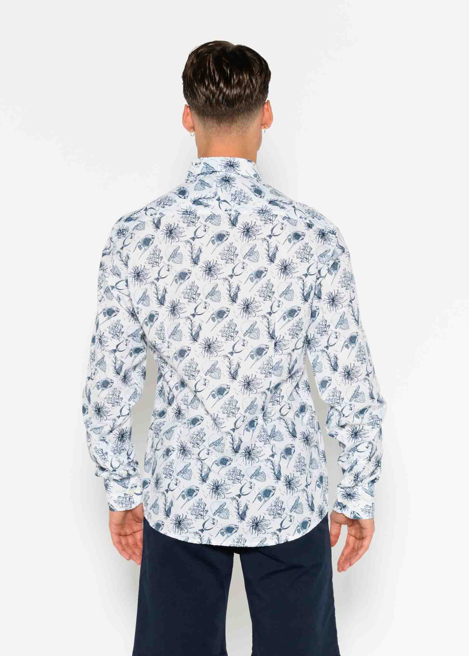 CAMISA M/L ESTAMPADA VOILÈ OCEAN
