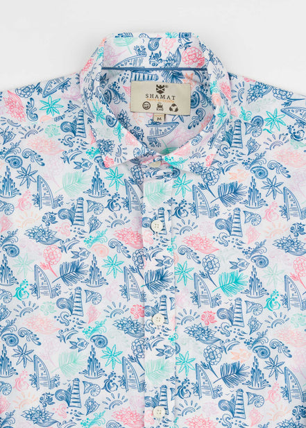 CAMISA M/L ESTAMPADA VOILÈ COASTAL