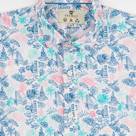 CAMISOLA ESTAMPADA COASTAL VOILÈ M/G