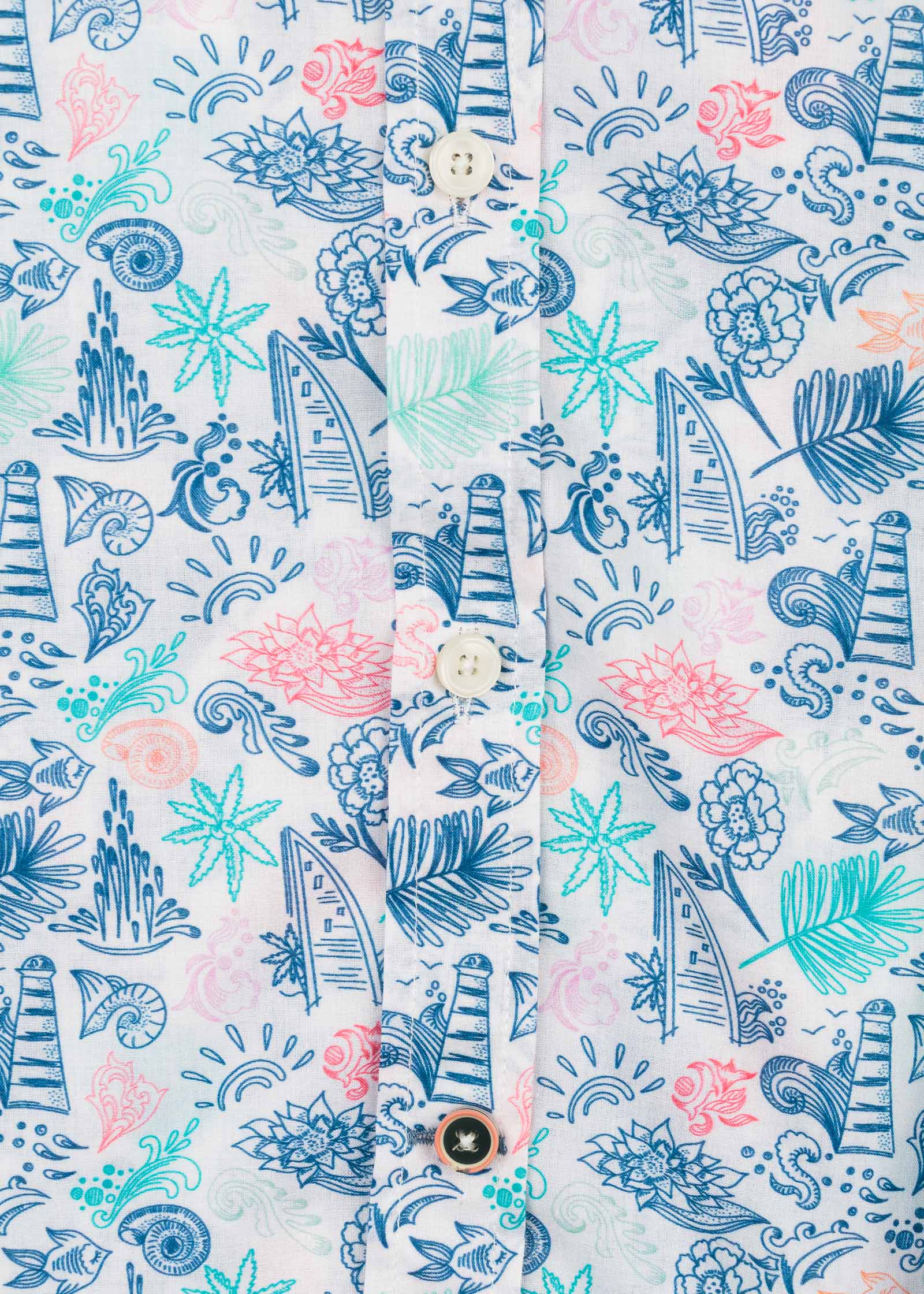 CAMISA M/L ESTAMPADA VOILÈ COASTAL