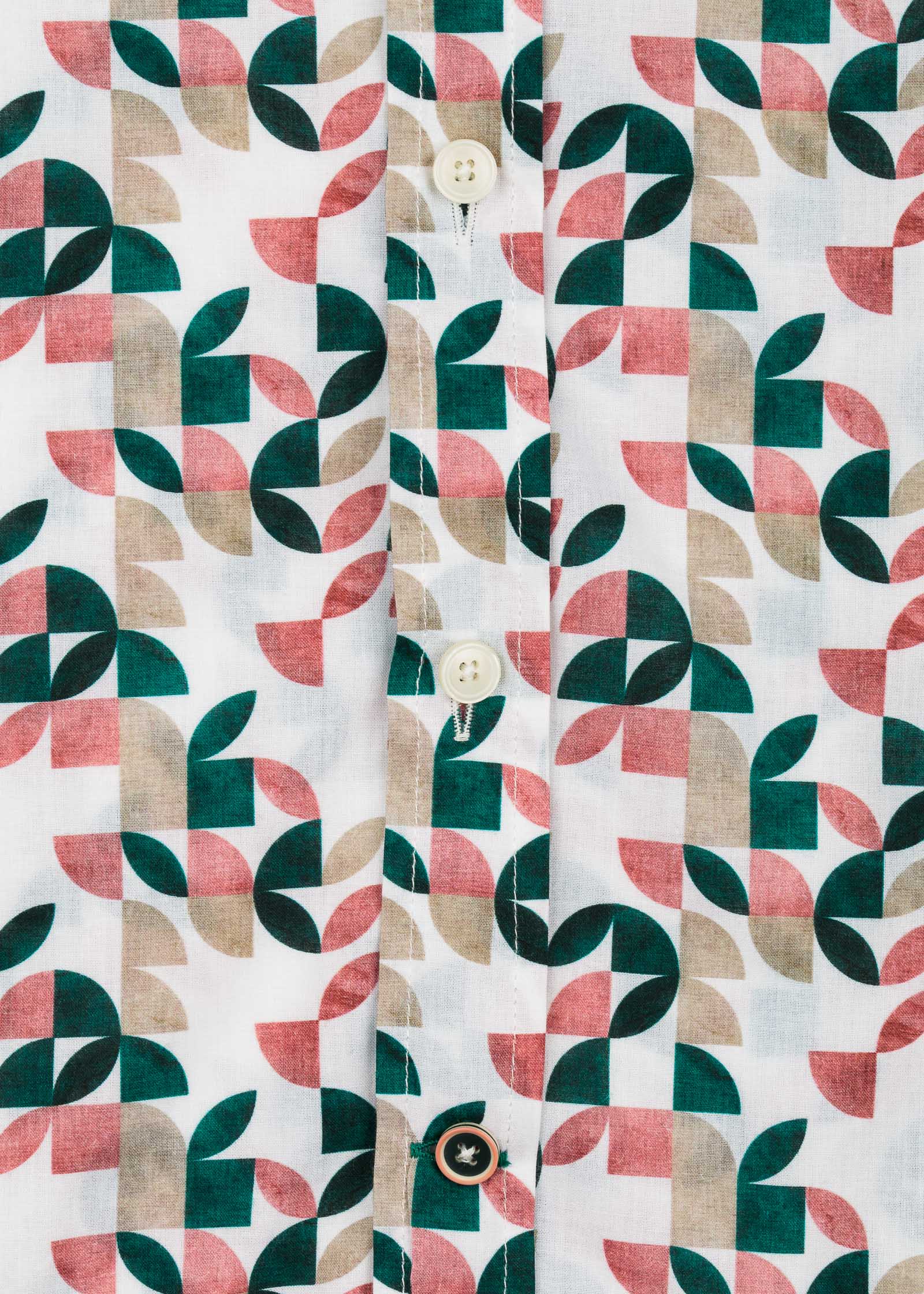 CAMISA M/L ESTAMPADA ELASTÁN GEOMETRIC
