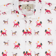 CAMISA M/L ESTAMPADA VOILÈ BABOON