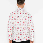 CAMISA M/L ESTAMPADA VOILÈ BABOON